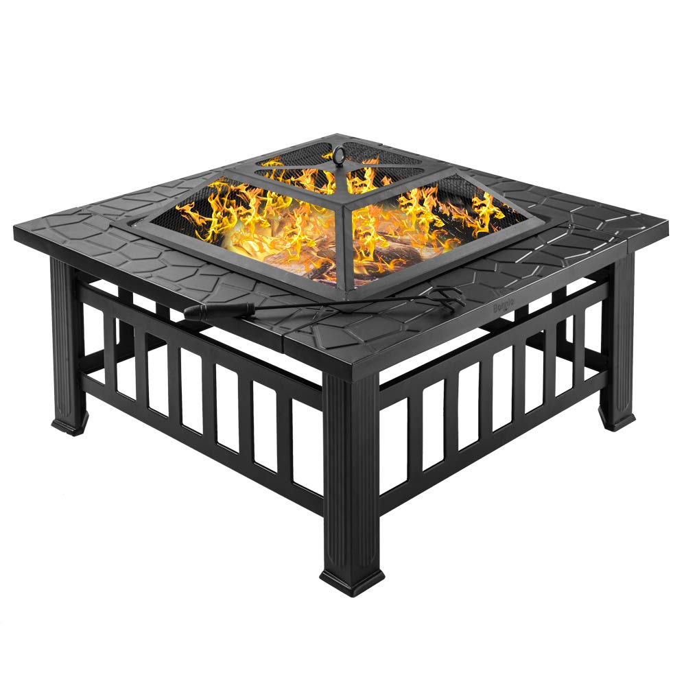 【USED】BGO TP TABLE 風 BONFIRE GO OUTSIDE Bonnlo 32” Fire Pit Outdoor Wood Burning Table Backyard, Terrace